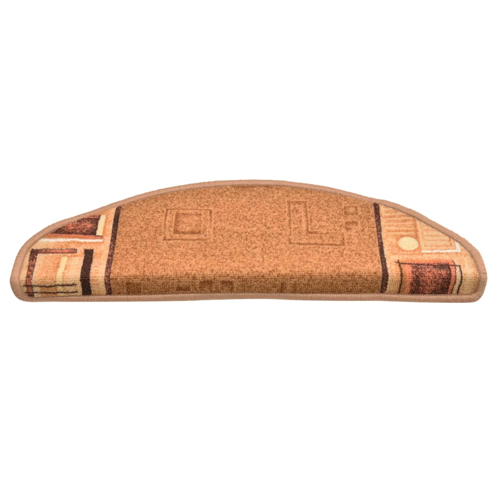 Trapmatten Zelfklevend 10 St 65X21X4 Cm Beige Halfrond