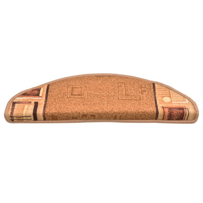 Trapmatten Zelfklevend 10 St 65X21X4 Cm Beige Halfrond