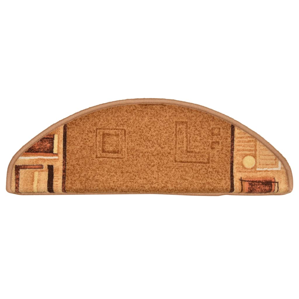 Trapmatten Zelfklevend 10 St 65X21X4 Cm Beige Halfrond