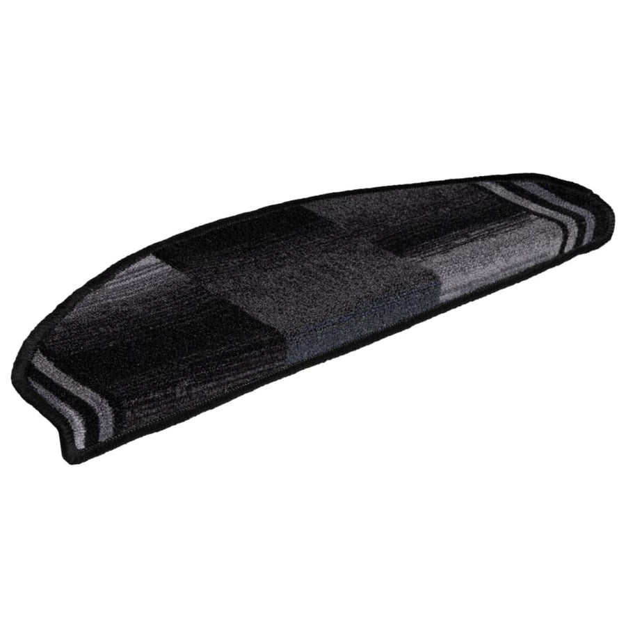 Trapmatten Zelfklevend 5 St 65X21X4 Cm Zwart En Grijs Halfrond