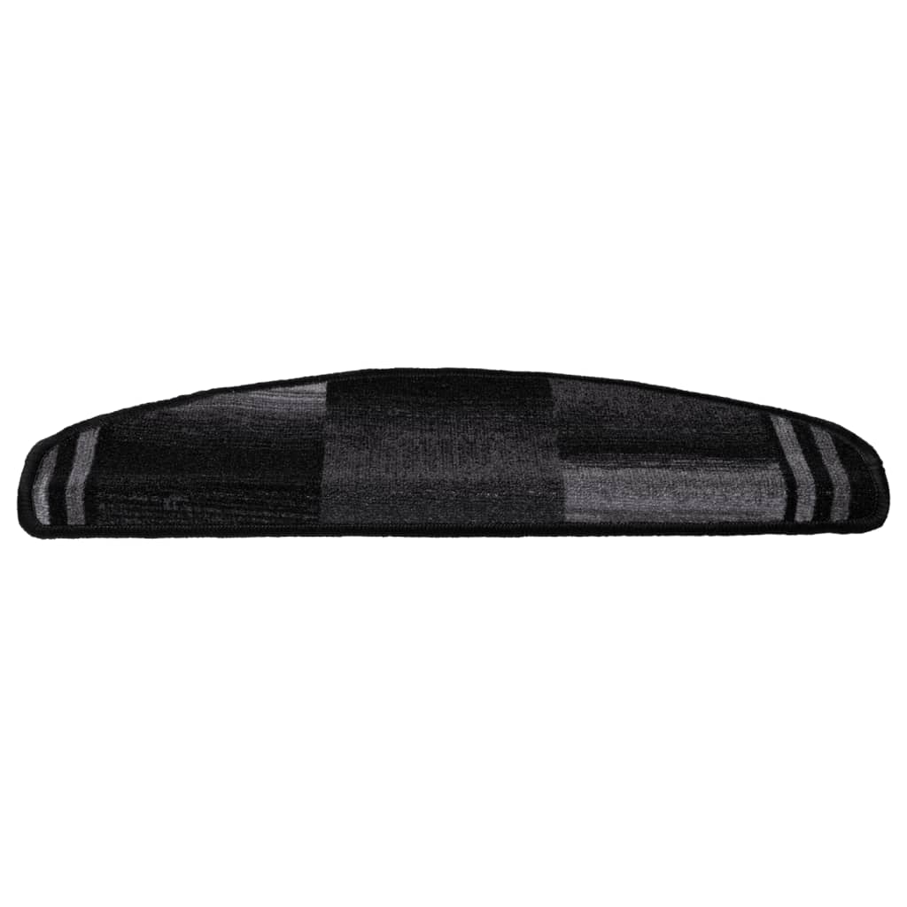 Trapmatten Zelfklevend 5 St 65X21X4 Cm Zwart En Grijs Halfrond