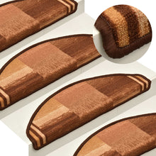 Trapmatten Zelfklevend 10 St 65X21X4 Cm Bruin Halfrond