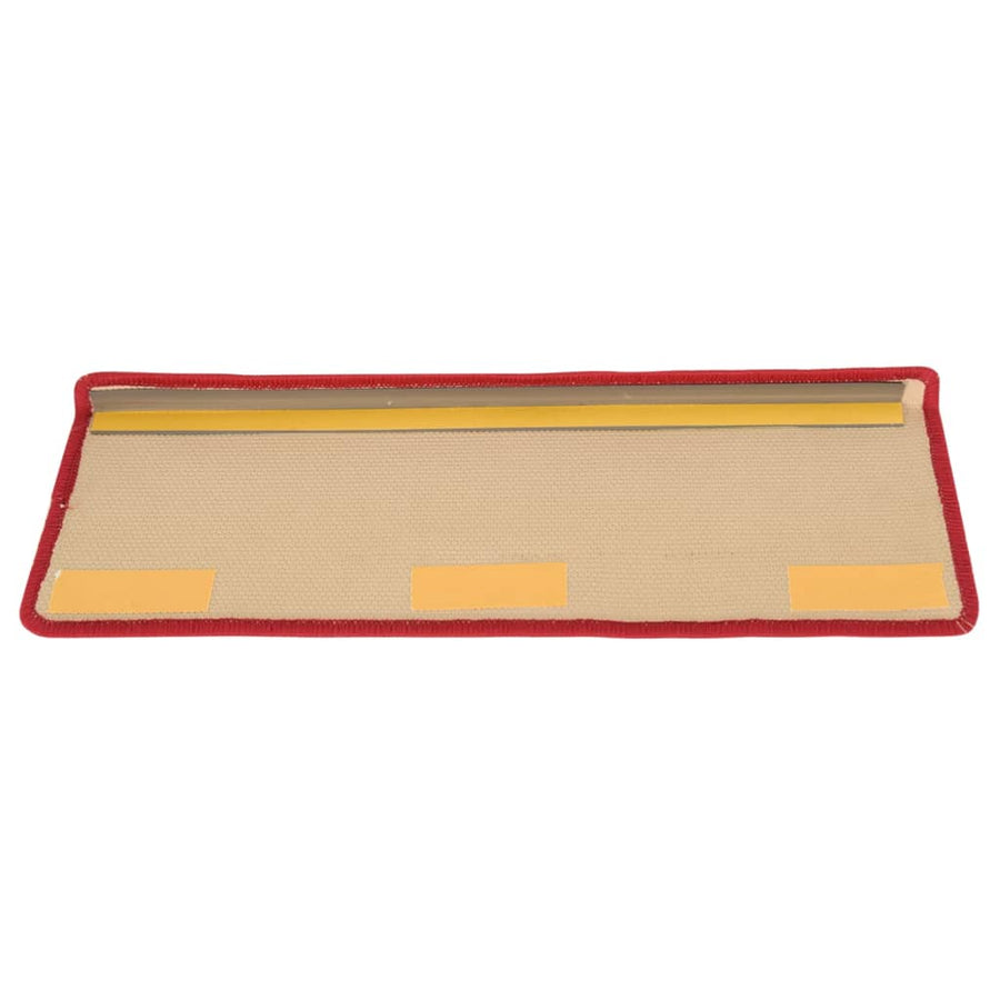 Trapmatten zelfklevend 5 st 65x21x4 cm rood