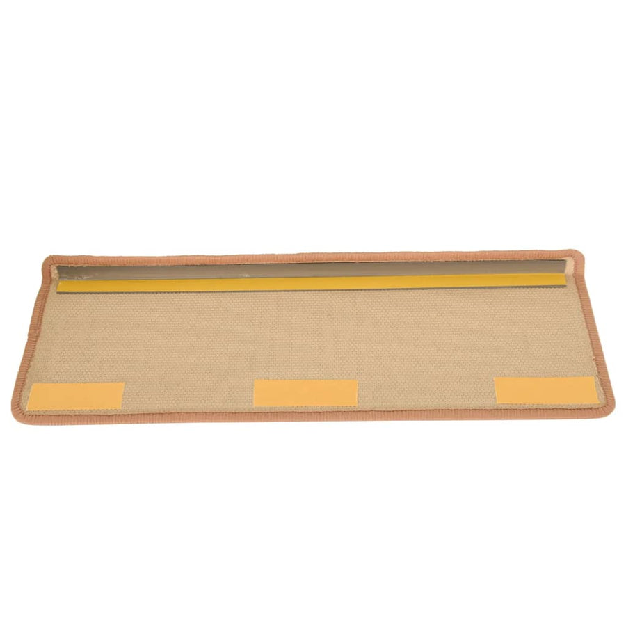 Trapmatten Zelfklevend 5 St 65X21X4 Cm Beige Rechthoekig