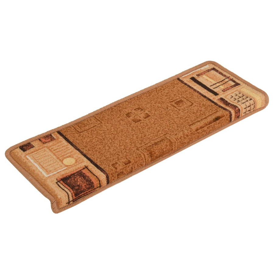 Trapmatten Zelfklevend 10 St 65X21X4 Cm Beige Rechthoekig