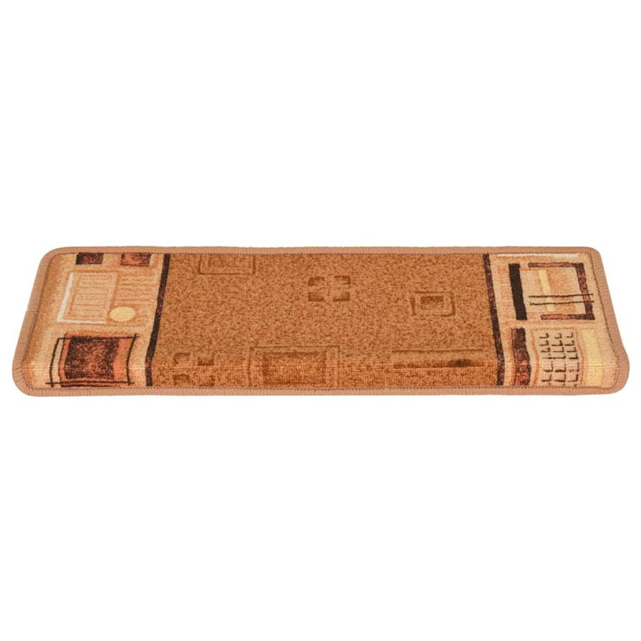Trapmatten Zelfklevend 10 St 65X21X4 Cm Beige Rechthoekig