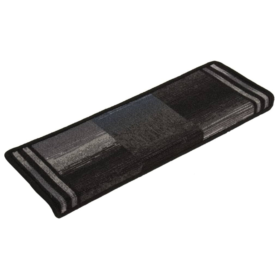 Trapmatten Zelfklevend 5 St 65X21X4 Cm Zwart En Grijs Rechthoekig