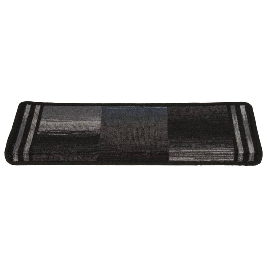 Trapmatten Zelfklevend 5 St 65X21X4 Cm Zwart En Grijs Rechthoekig