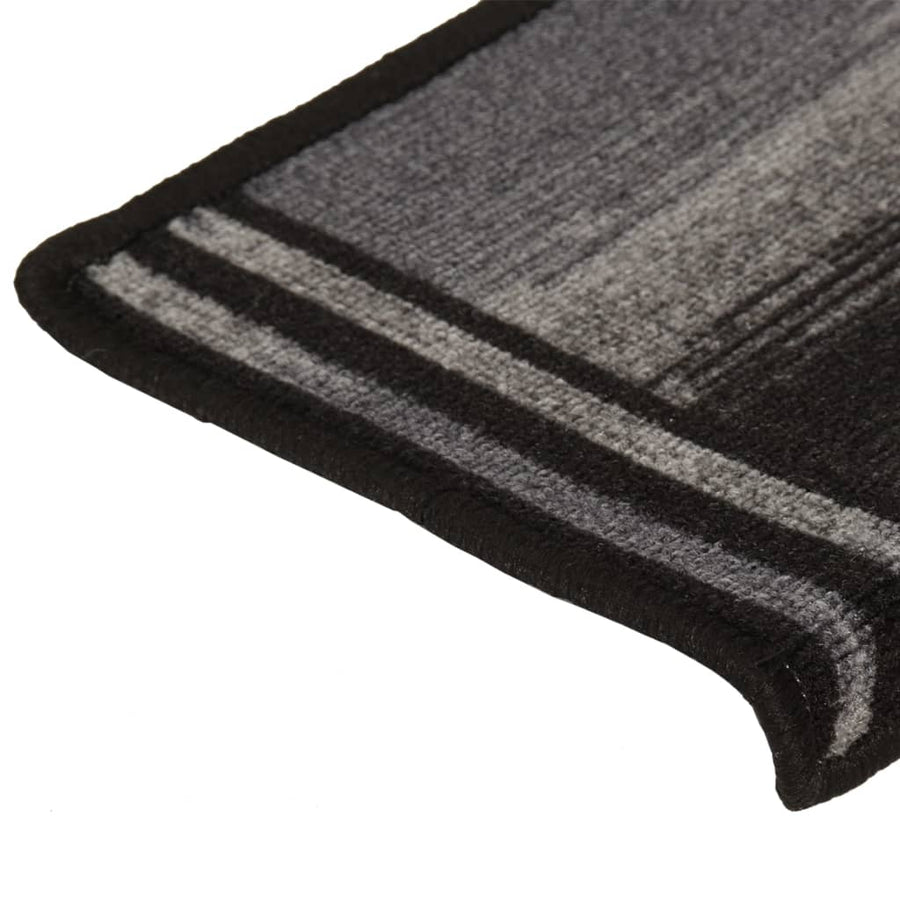 Trapmatten Zelfklevend 10 St 65X21X4 Cm Zwart En Grijs Rechthoekig