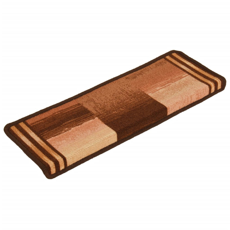 Trapmatten Zelfklevend 5 St 65X21X4 Cm Bruin Rechthoekig