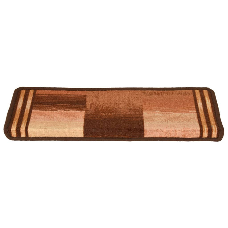 Trapmatten Zelfklevend 5 St 65X21X4 Cm Bruin Rechthoekig
