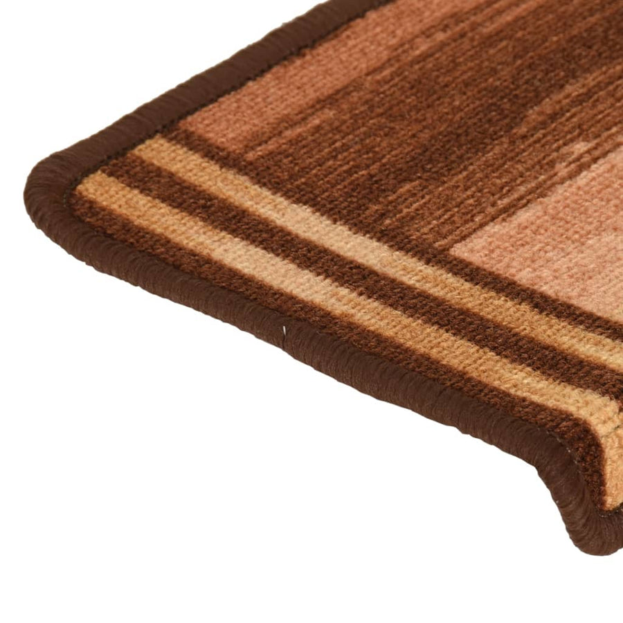 Trapmatten Zelfklevend 5 St 65X21X4 Cm Bruin Rechthoekig