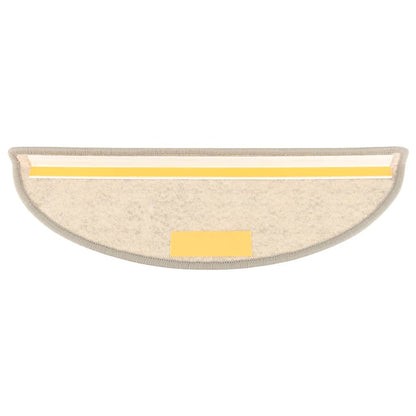 Trapmatten zelfklevend 15 st sisal-look 56x17x3 cm taupe 56 x 20 cm Taupe