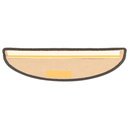 Trapmatten zelfklevend 15 st sisal-look 56x17x3cm zilverkleurig 56 x 20 cm Zilver