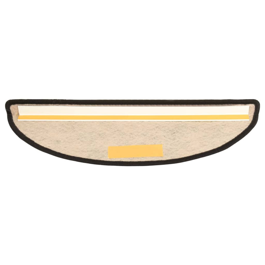 Trapmatten zelfklevend 15st sisal-look 56x17x3cm antracietkleur 56 x 20 cm Antraciet