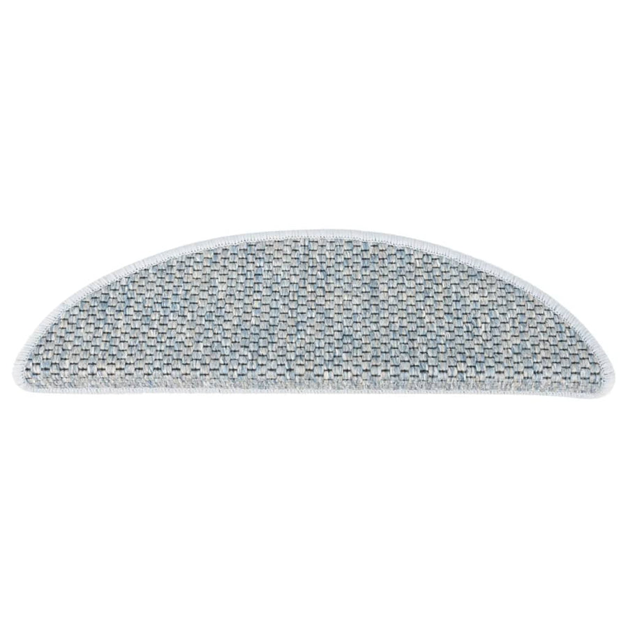 Trapmatten Zelfklevend Sisal-Look 56X17X3 Cm 56 x 20 cm Blauw