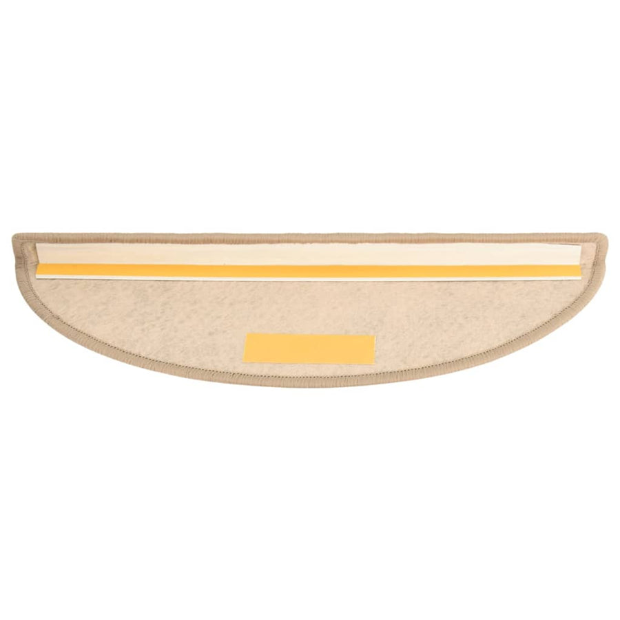 Trapmatten zelfklevend 15 st sisal-look 56x17x3 cm donkerbeige 56 x 20 cm Donkerbeige