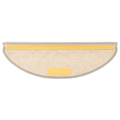 Trapmatten zelfklevend 15 st sisal-look 65x21x4 cm taupe 65 x 25 cm Taupe