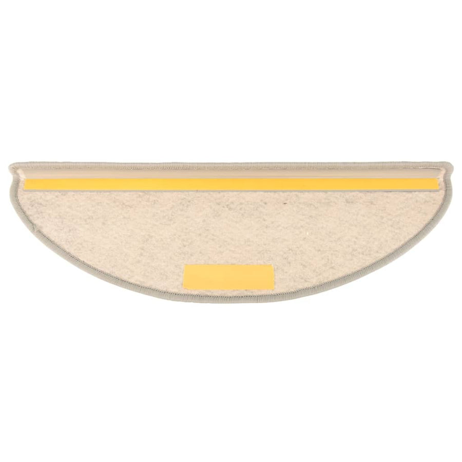 Trapmatten zelfklevend 15 st sisal-look 65x21x4 cm taupe 65 x 25 cm Taupe