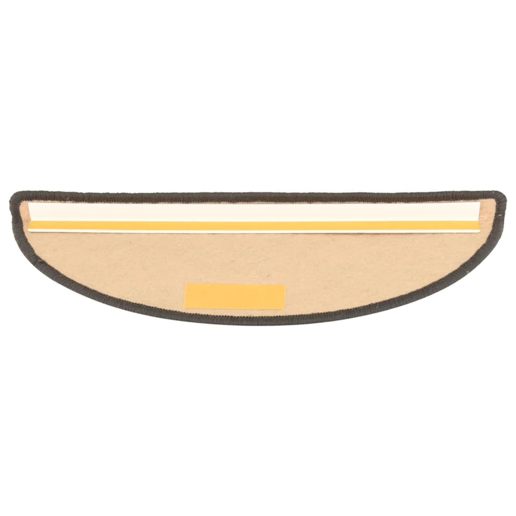 Trapmatten zelfklevend 15st sisal-look 65x21x4cm antracietkleur 65 x 25 cm Zilver