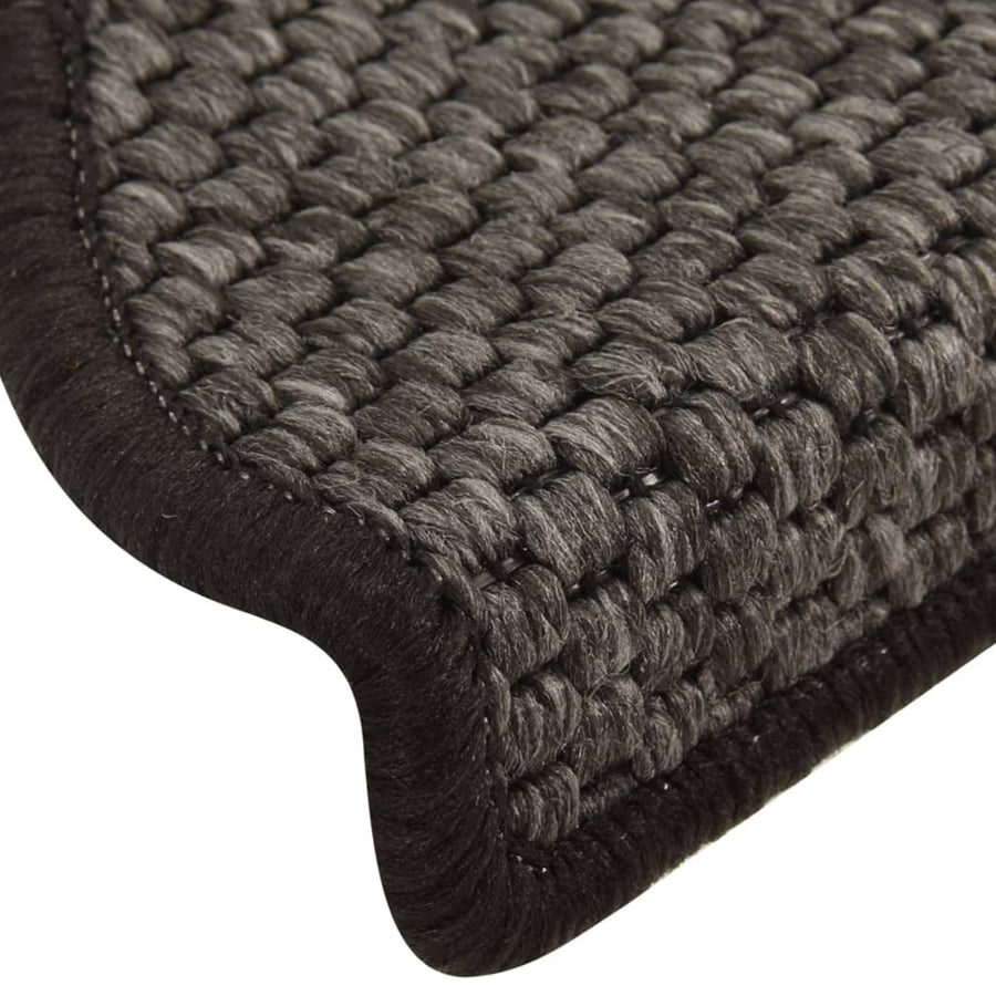 Trapmatten Zelfklevend St Sisal-Look 65X21X4Cm Kleur 65 x 25 cm Antraciet