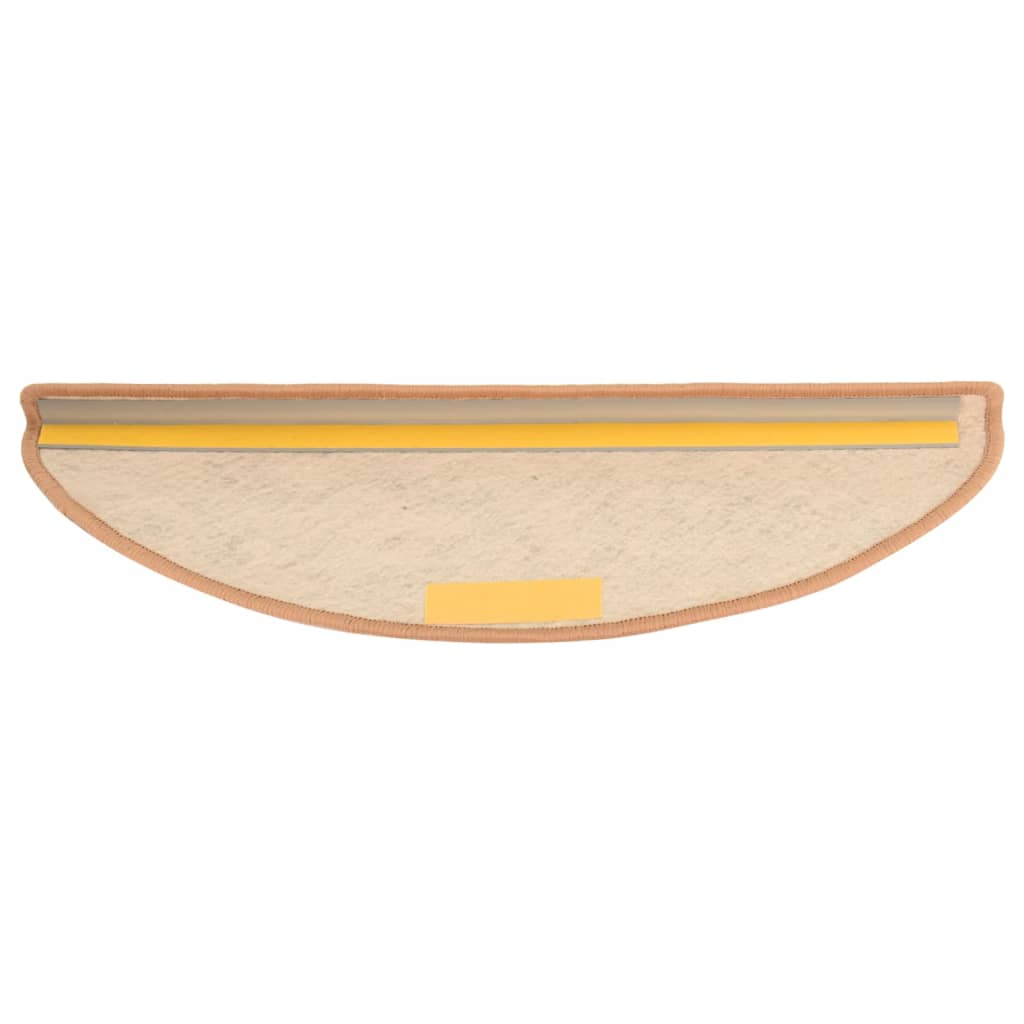 Trapmatten zelfklevend 15 st sisal-look 65x21x4 cm oranje 65 x 25 cm orange