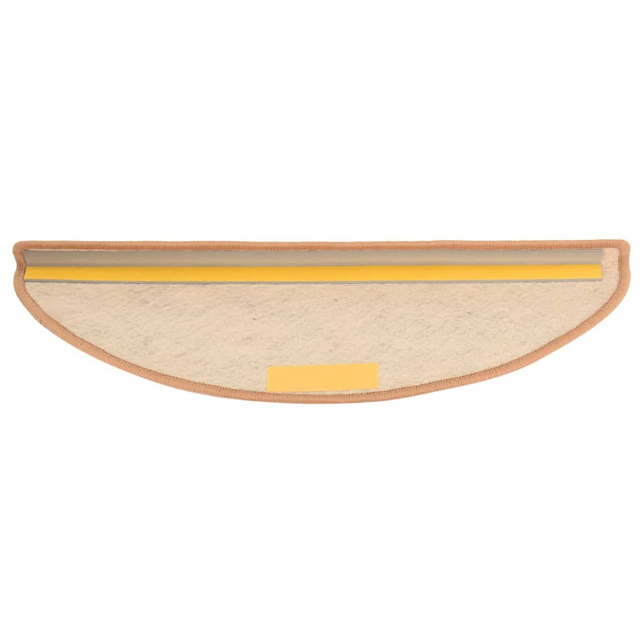 Trapmatten zelfklevend 15 st sisal-look 65x21x4 cm oranje 65 x 25 cm orange