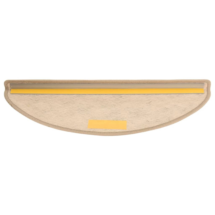 Trapmatten zelfklevend 15 st sisal-look 65x21x4 cm donkerbeige 65 x 25 cm Donkerbeige