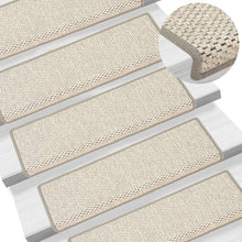 Trapmatten Zelfklevend Sisal-Look 65X21X4 Cm Beige