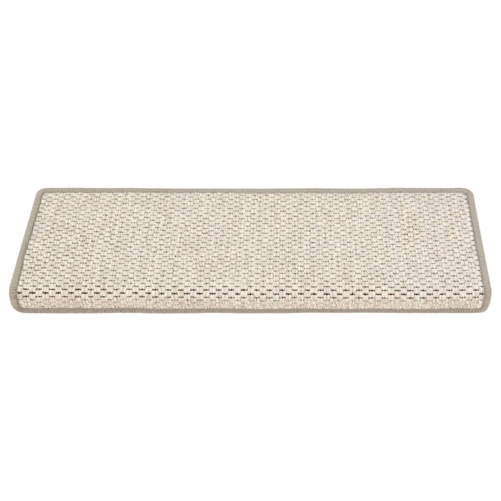 Trapmatten Zelfklevend Sisal-Look 65X21X4 Cm Beige