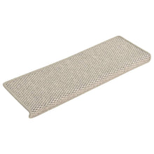 Trapmatten Zelfklevend Sisal-Look 65X21X4Cm Kleurig Zilver