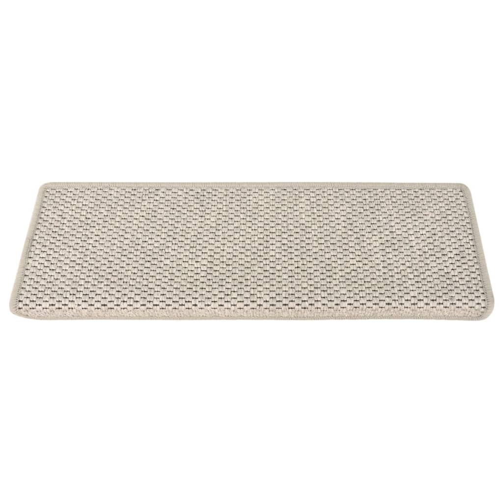 Trapmatten Zelfklevend Sisal-Look 65X21X4Cm Kleurig Zilver