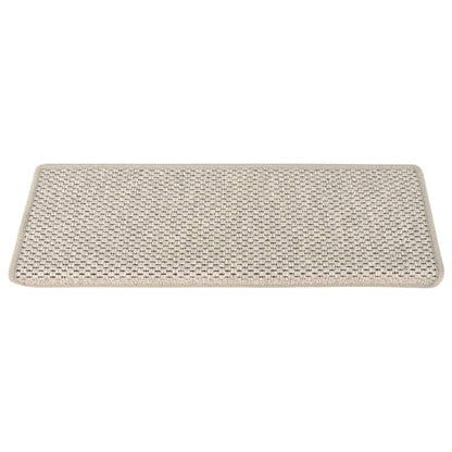 Trapmatten Zelfklevend Sisal-Look 65X21X4Cm Kleurig Zilver