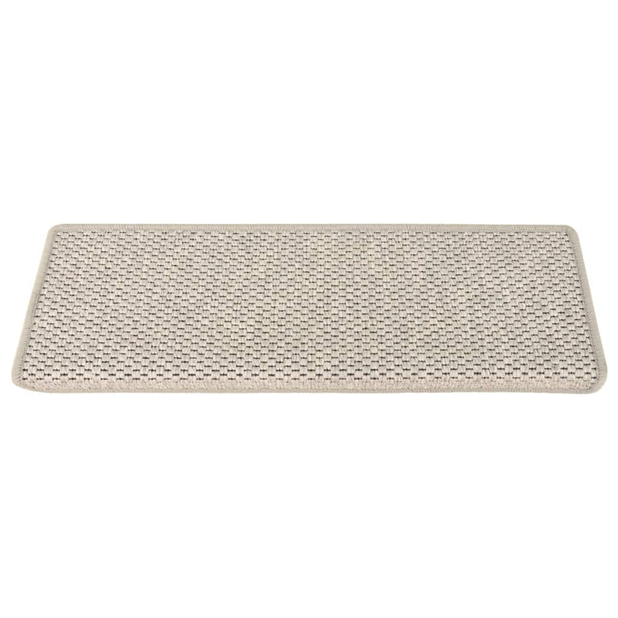 Trapmatten Zelfklevend Sisal-Look 65X21X4Cm Kleurig Zilver