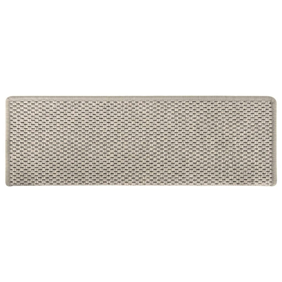 Trapmatten Zelfklevend Sisal-Look 65X21X4Cm Kleurig Zilver