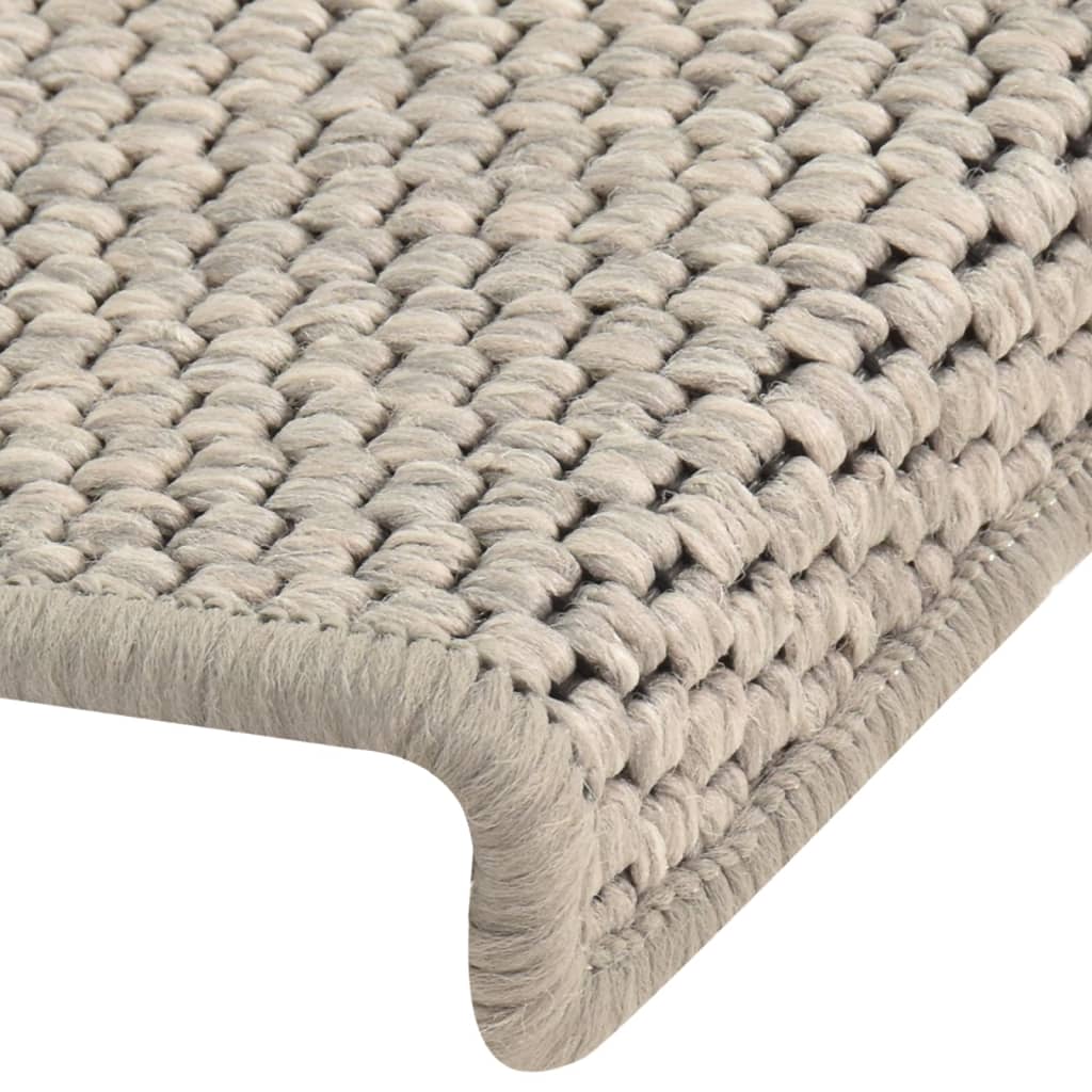 Trapmatten Zelfklevend Sisal-Look 65X21X4Cm Kleurig Zilver
