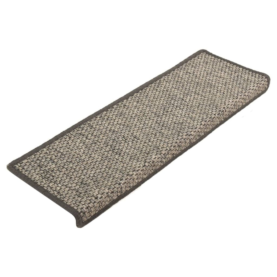 Trapmatten Zelfklevend St Sisal-Look 65X21X4Cm Grijs en beige
