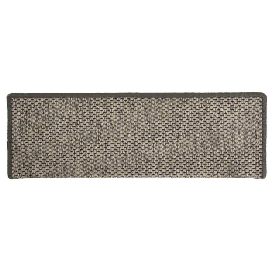 Trapmatten Zelfklevend St Sisal-Look 65X21X4Cm Grijs en beige