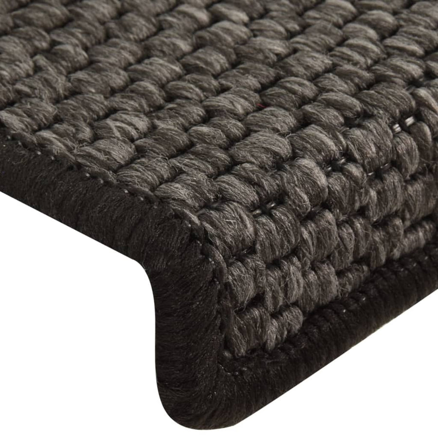 Trapmatten Zelfklevend St Sisal-Look 65X21X4Cm Kleur Antraciet