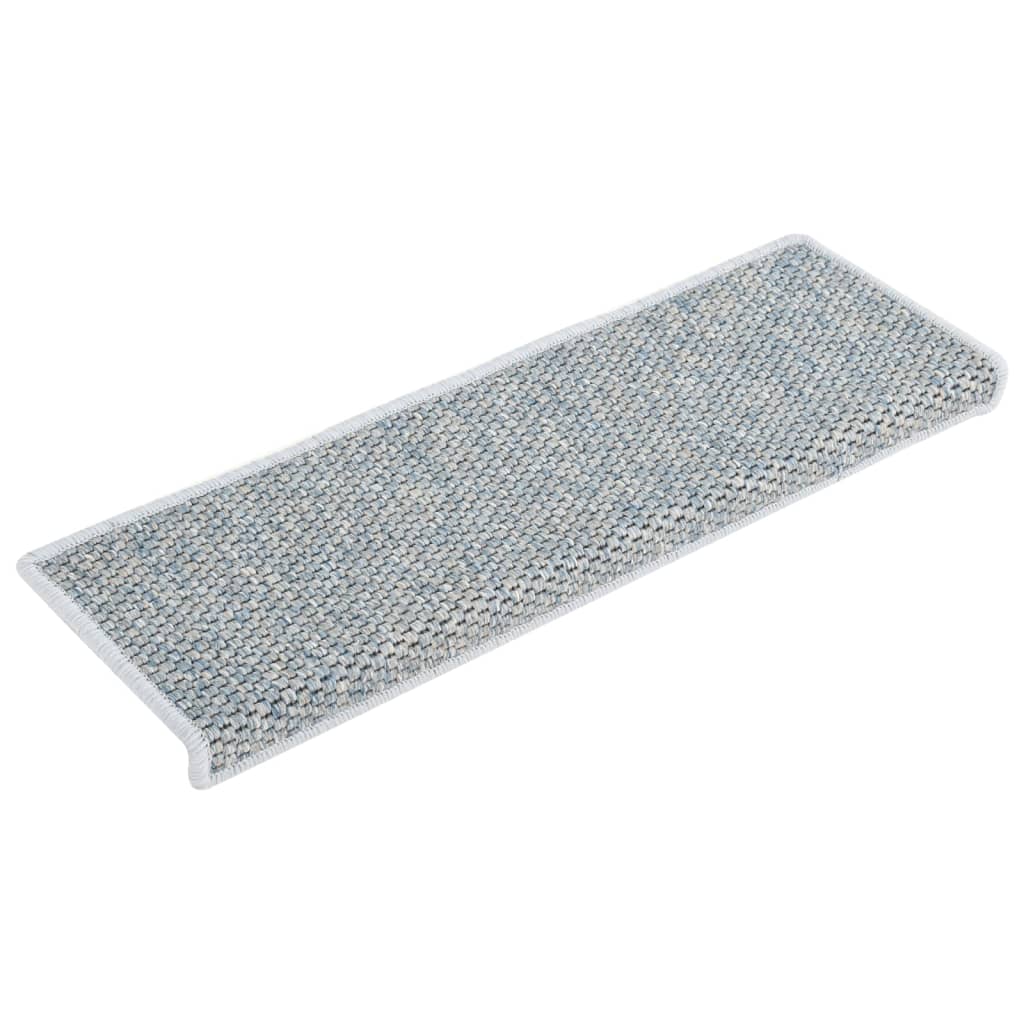 Trapmatten Zelfklevend Sisal-Look 65X21X4 Cm Blauw