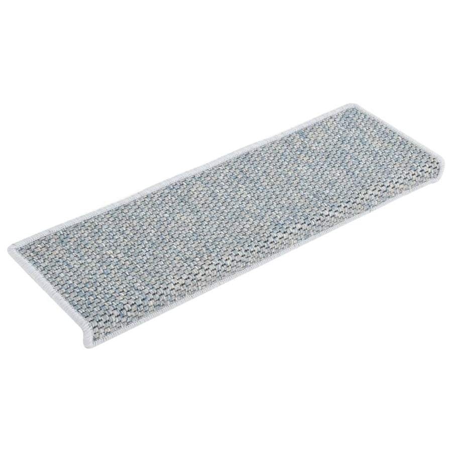 Trapmatten Zelfklevend Sisal-Look 65X21X4 Cm Blauw