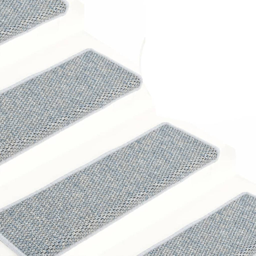 Trapmatten Zelfklevend Sisal-Look 65X21X4 Cm Blauw