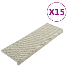 Trapmatten Zelfklevend Sisal-Look 65X21X4 Cm Grijs