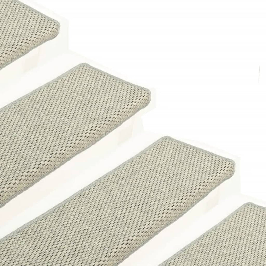 Trapmatten Zelfklevend Sisal-Look 65X21X4 Cm Grijs