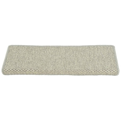 Trapmatten Zelfklevend Sisal-Look 65X21X4 Cm Grijs
