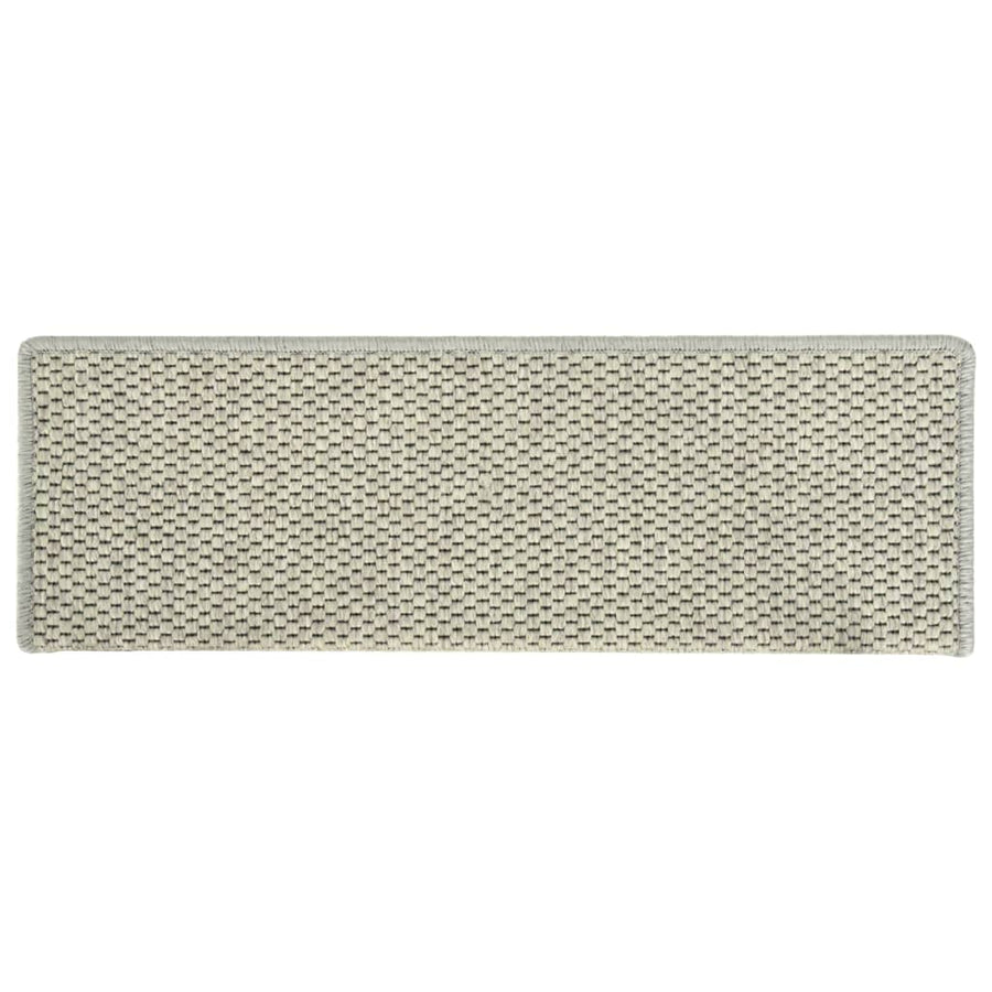 Trapmatten Zelfklevend Sisal-Look 65X21X4 Cm Grijs