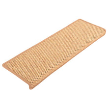 Trapmatten Zelfklevend 15 St Sisal-Look 65X21X4 Cm Oranje 65 x 25 cm orange