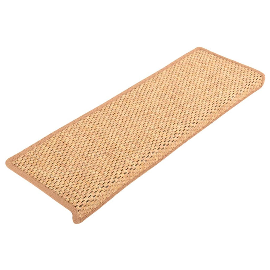 Trapmatten Zelfklevend 15 St Sisal-Look 65X21X4 Cm Oranje 65 x 25 cm orange