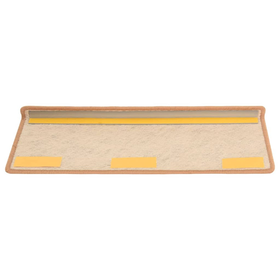 Trapmatten Zelfklevend 15 St Sisal-Look 65X21X4 Cm Oranje 65 x 25 cm orange