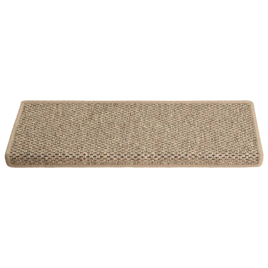 Trapmatten Zelfklevend Sisal-Look 65X21X4 Cm Donkerbeige